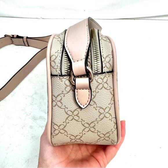 Nine West Tan & Blush Pink Small Crossbody Purse - Picture 3 of 9